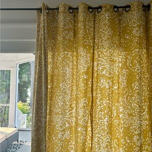 RARE Threshold paisley curtains (54x84)